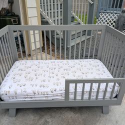 Gray Convertible Crib ++