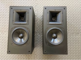 Klipsch SB-2 Bookshelf Speakers (Pair) – Black - Great Condition