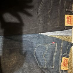 Levi Men's 40x30 Jeans (Blue 501/ Black 505) 