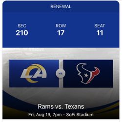 Rams vs Texans