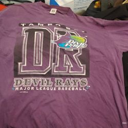 1998 Devil Rays T Shirt 2 XX  30.00