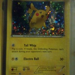 Pikachu Holo Pokemon Card