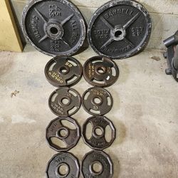 190lbs Olympic 2" weights