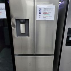 SAMSUNG STANDARD DEPTH 3 DOOR REFRIGERATOR WITH ICE MAKER 1 YEAR WARRANTY  / 1AÑO DE GARANTIA POR ESCRITO 