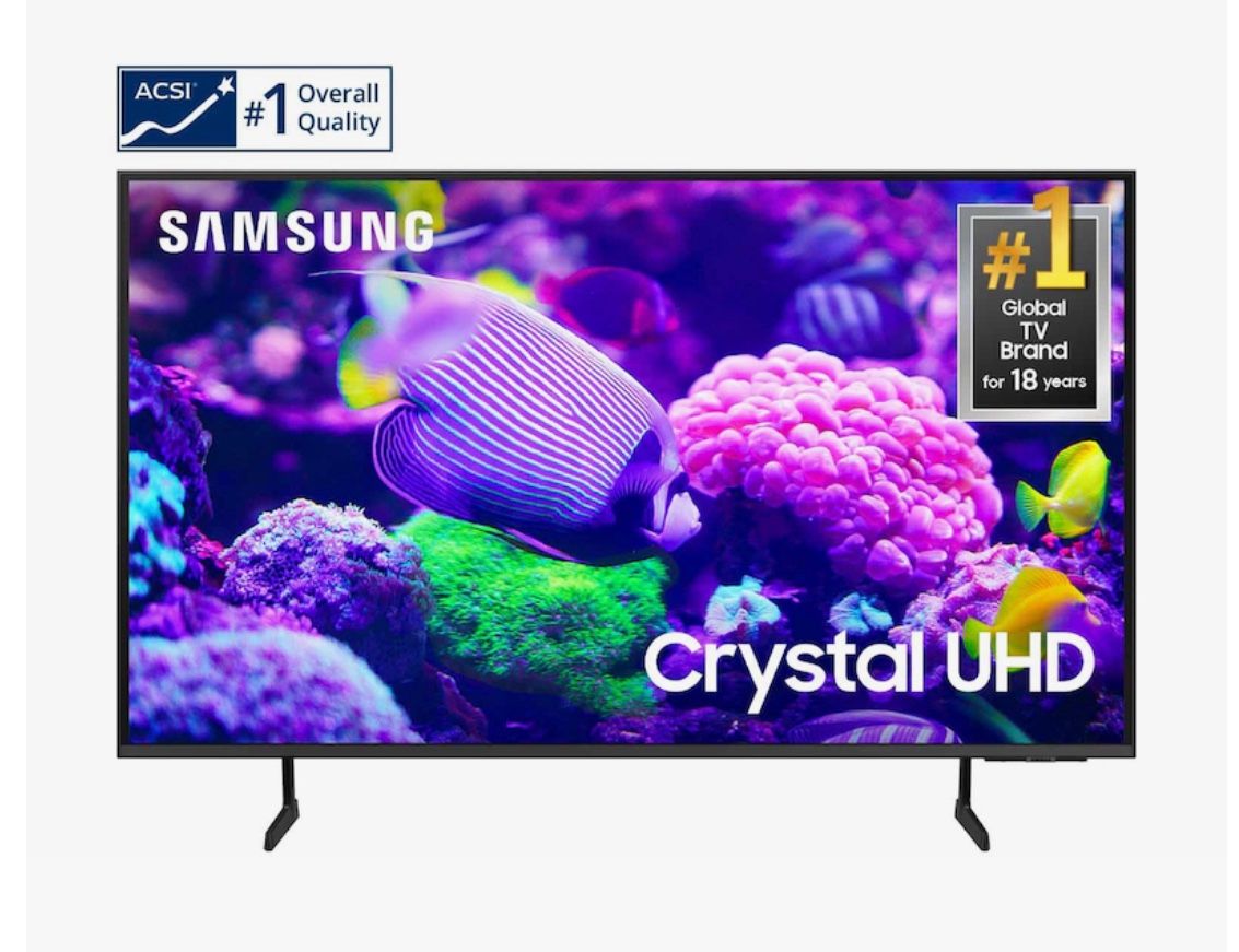 Samsung TV - 55” Crystal UHD
