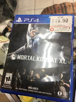 PlayStation 4 PS4 game mortal kombat XL