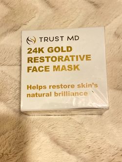 Trust Md 24k Gold Restorative Face Mask For Fine Lines Lifting Firming Hydrating
