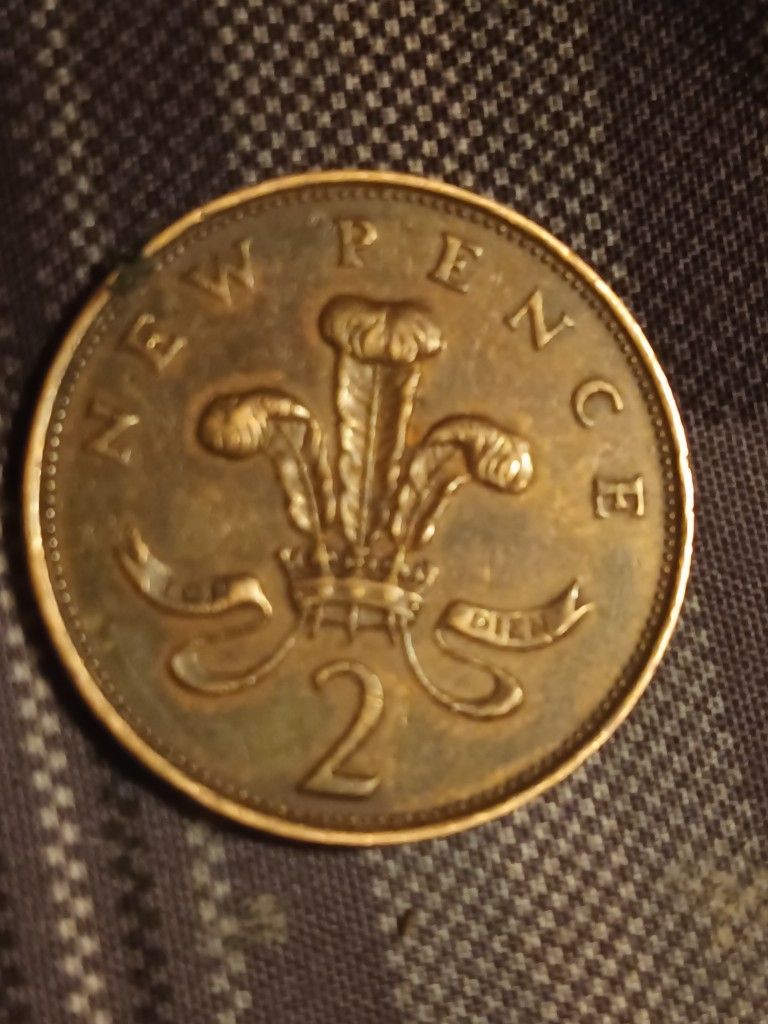 Rare 1971 New Pence 2p Coin  First Release