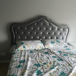 Bed Frame Silver Color 