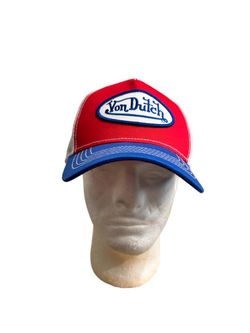 Von Dutch Trucker Hat Red White Blue