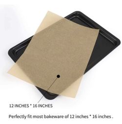 120 pcs High Temperature Resistant Sheet Baking Oilpaper 230℃ Heat-Resistant Pad, 120pcs