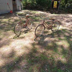 JCPenney Vintage Saratoga Matching His And Hers Bikes