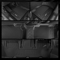 Floor Mats for Ford Explorer (7 Seats Bench Seat) 2020-2025 2026 Parts
