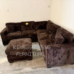 New Brown Sectional 