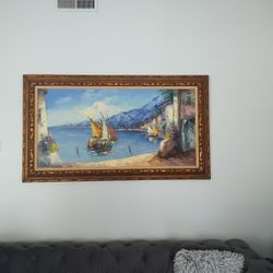 Beautiful signed Oil Painting In A Gorgeous Frame