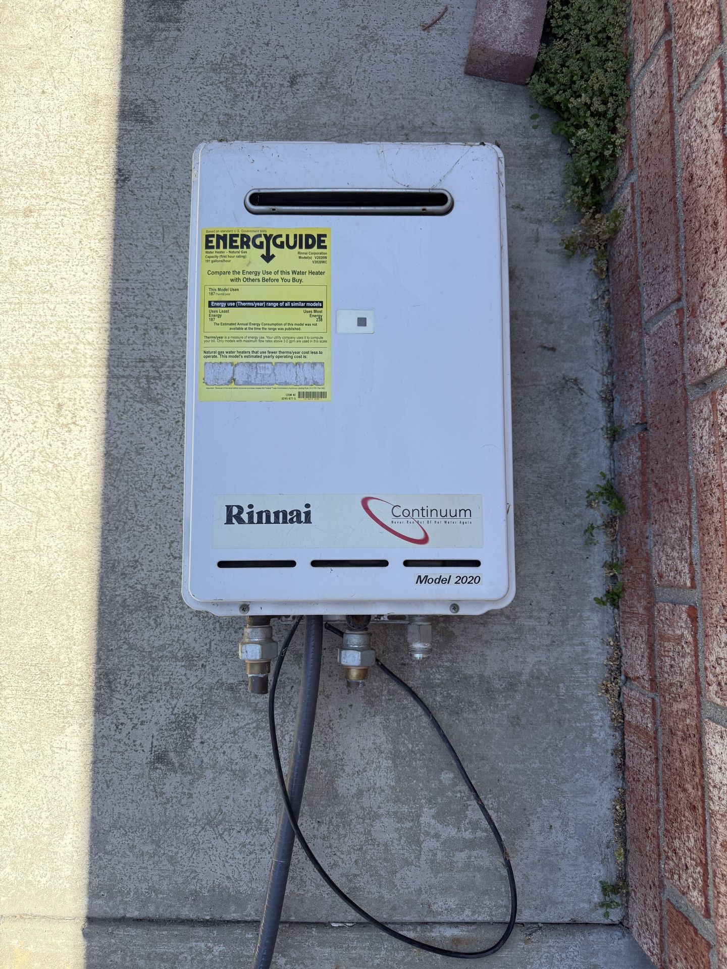 Rinnai Tankless Gas Water Heater