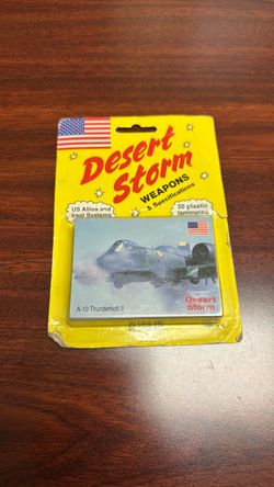 Desert Storm Weapons & Specifications Card Set