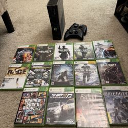 XBOX 360 with games 