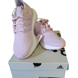 New Adidas UBounce DNA J Pink Sneakers Size 7