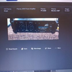 Peavey power amp. 