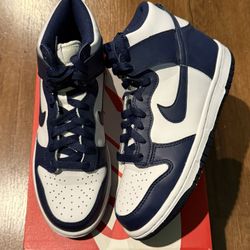 Nike Dunk High Navy Size 5Y / 6.5 Women’s