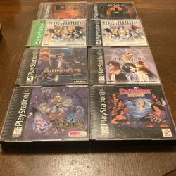 PS1 Game Lot - 8 Games 