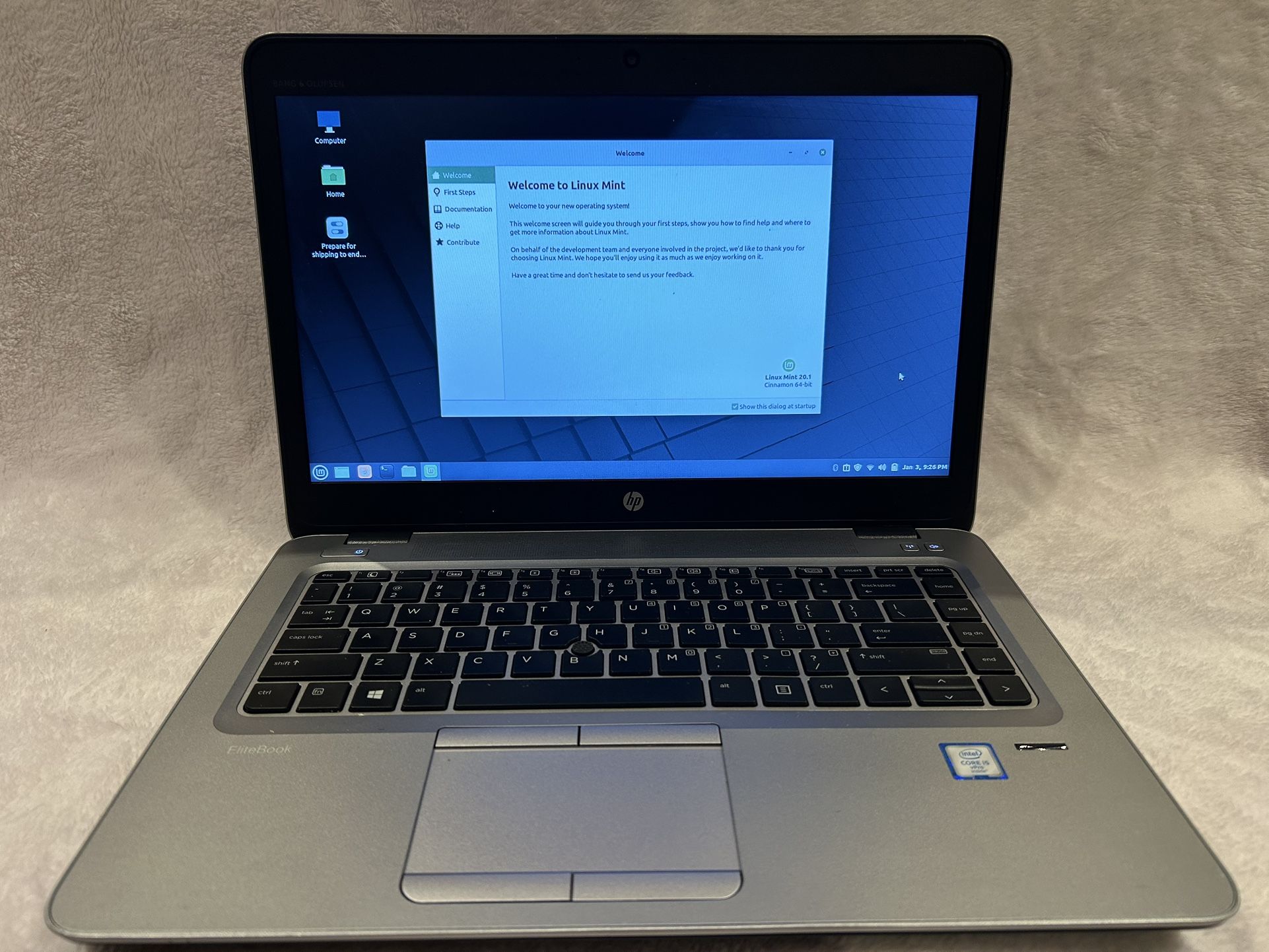 Hp Elitebook 840 G3 with Linux OS $125