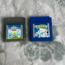 Pokemon And SpongeBob Gameboy Game