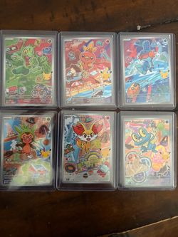 Pokemon first partner cards + johto starters not in picture