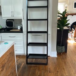 Crate & Barrel Sloane Leaning Bookshelf