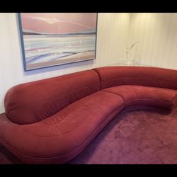 Extremely rare red modern couch 