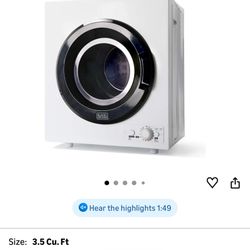 Selling My Portable Dryer