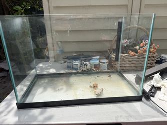 20 Gallon Multicolored bubbler Tank