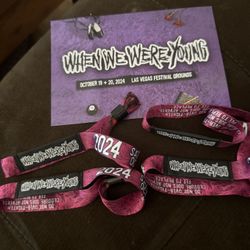 When We Are Young Tickets (Read Description)