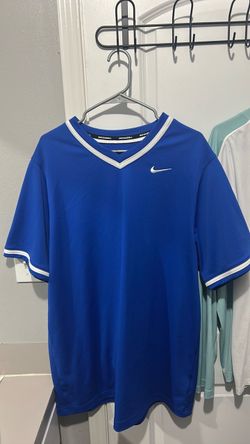 Nike Baseball V-Neck Jersey Blue