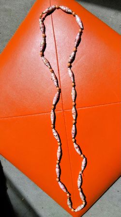 Beautiful handcrafted paper necklace