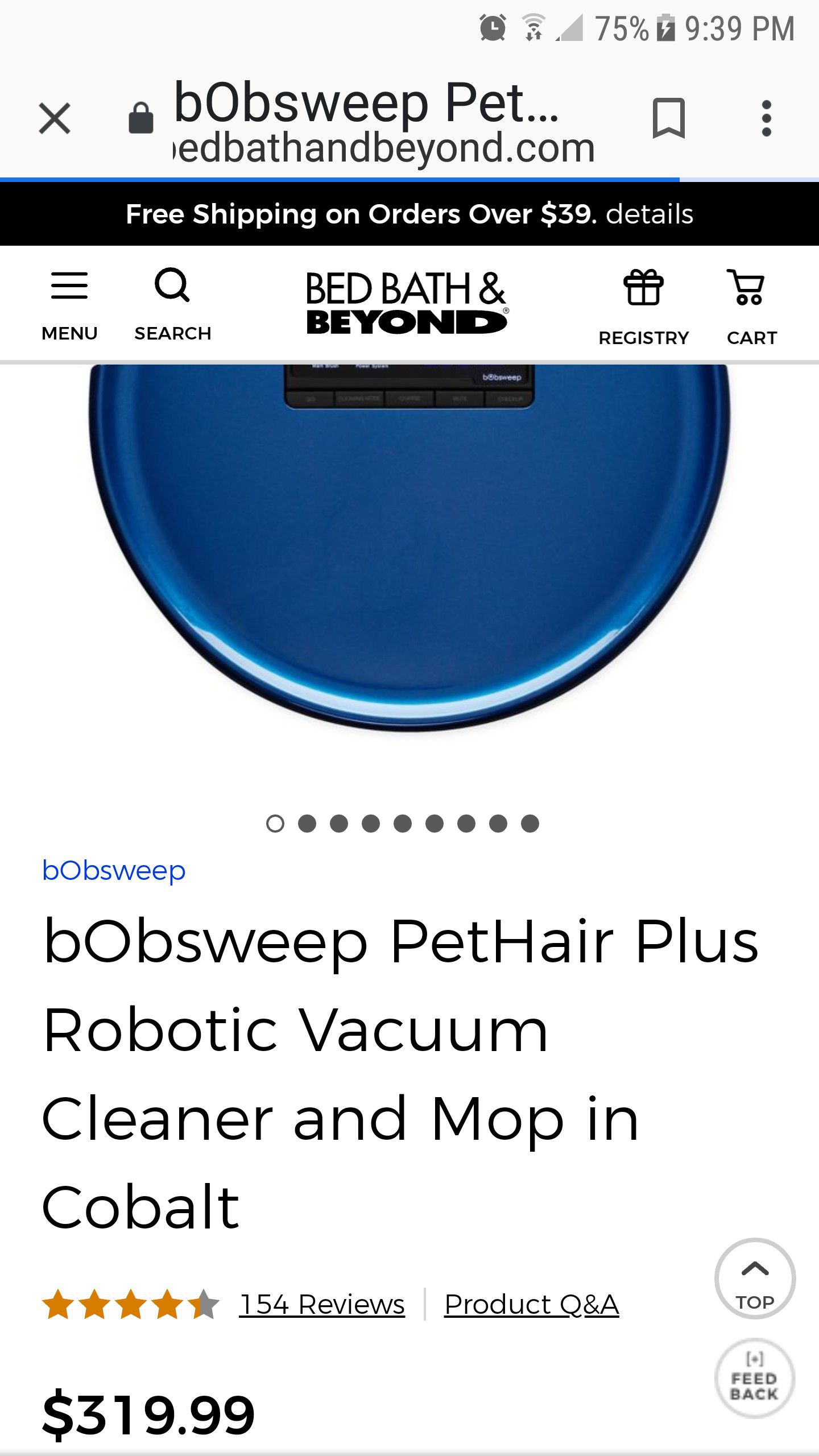 Bobsweep pet hair plus vacuum and mop