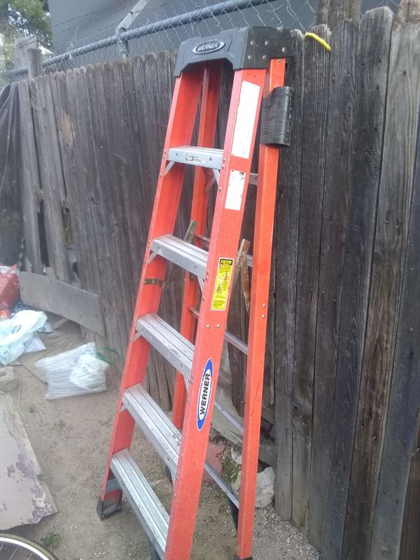 Werner fiberglass step ladder 6ft and 8ft for Sale in ...