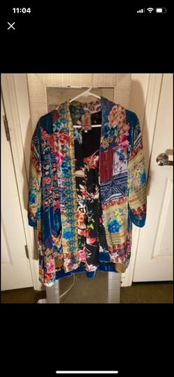 Johnny Was Biza Embroidery Kimono jacket