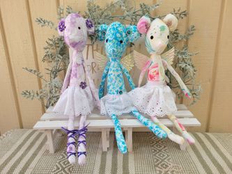 handmade fairy mouse dolls