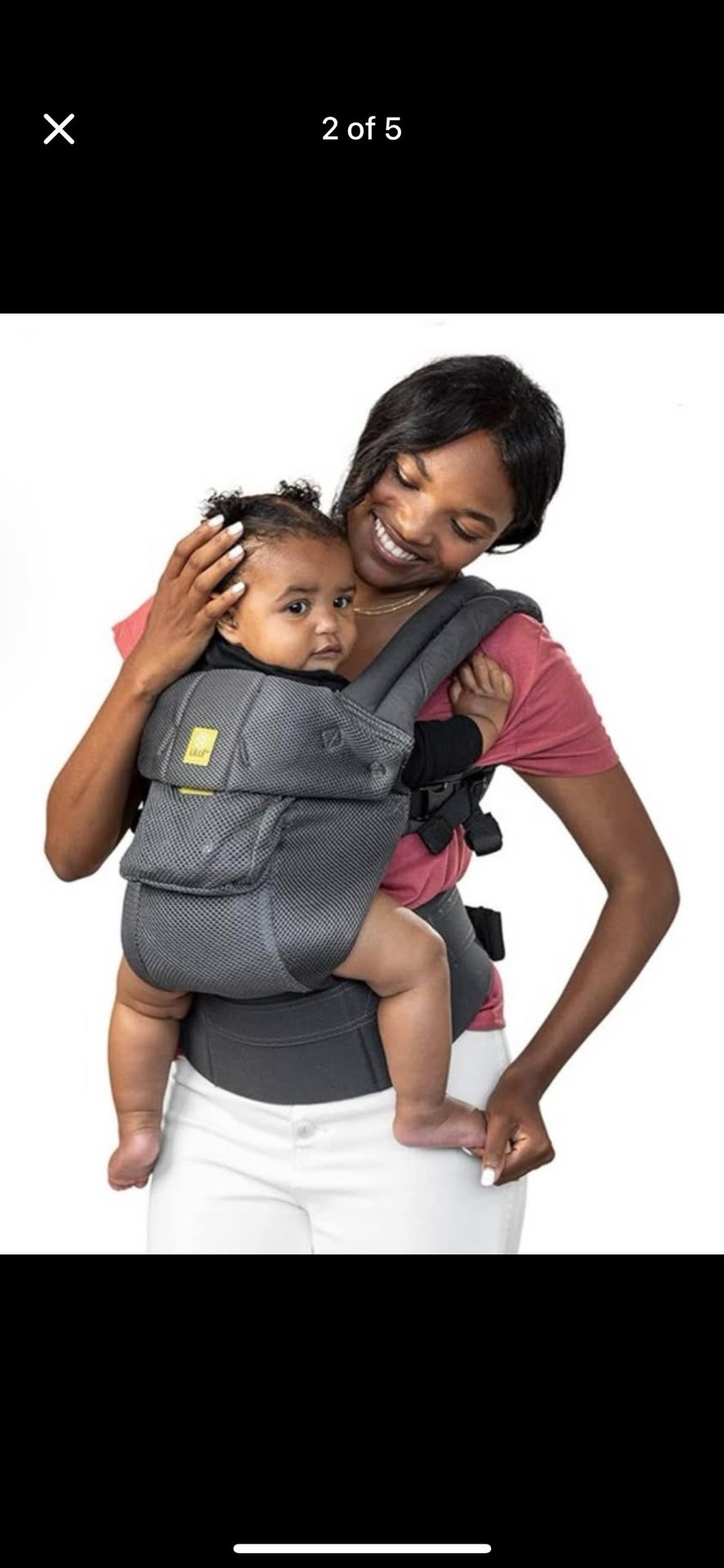 LILLEbaby 6-in-1 Baby Carrier - Charcoal (Never Used)