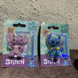  Stitch And Angel Cake Toppers.