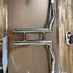 Black 12” (fxr division) handle bars off a 2020 lowrider s