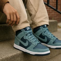 Nike Dunk High Armory Navy Mens Size 11  DQ7679 400