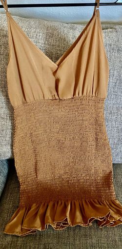 Brown Mini Dress