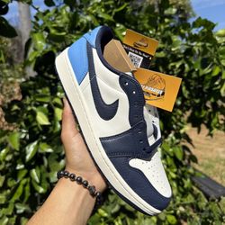 Jordan 1 Retro Low OG ‘Obsidian UNC’ Men / Women Sizes Sneakers / Shoes