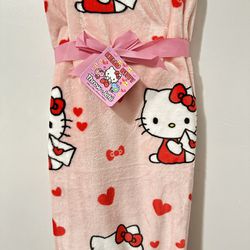 Hello Kitty Valentines Blanket