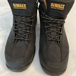 Black Dewalt Steel Toe Boots