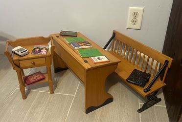 American girl Addy desk and table