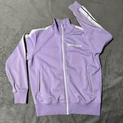 Palm Angels Classic Track Jacket Lilac White 